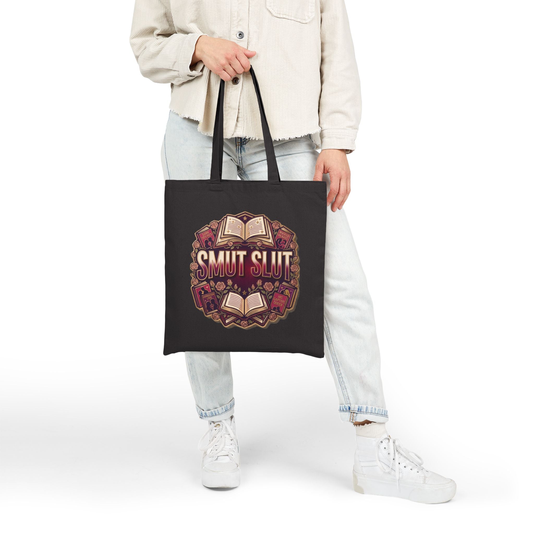 Smut Slut Canvas Tote Bag – Booklover Graphic Book Club Tote