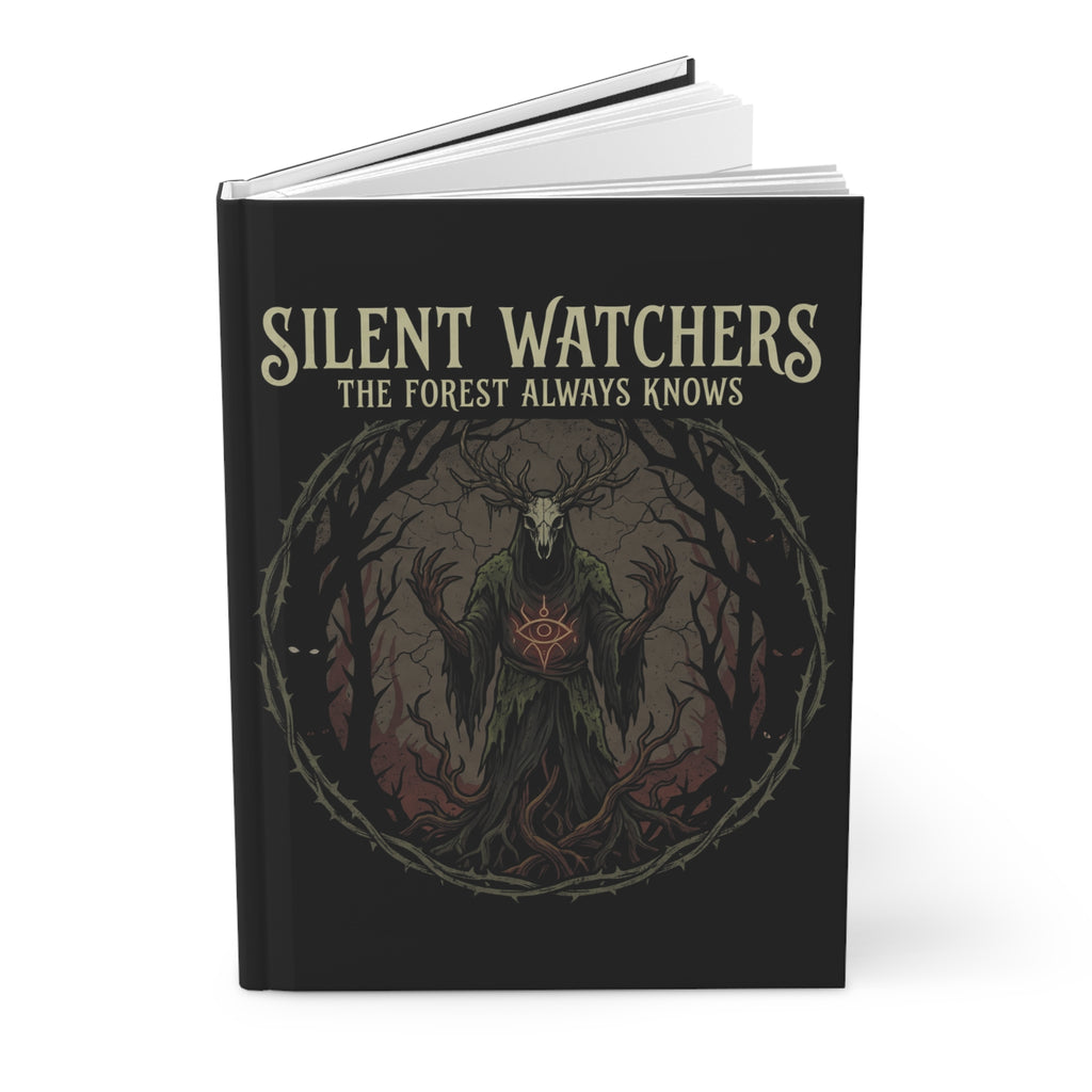 "Silent Watchers: The Forest Always Knows" Hardcover Journal