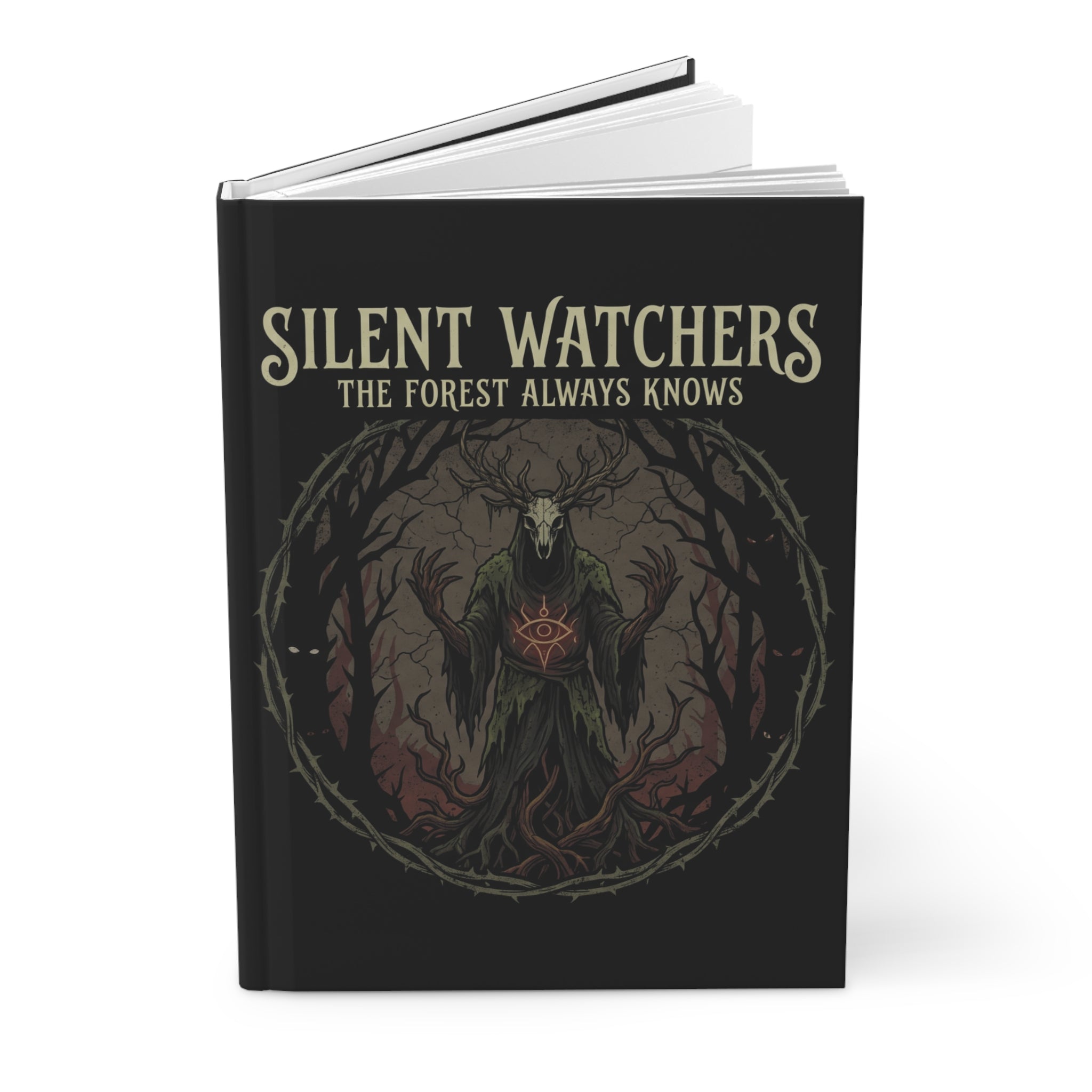 "Silent Watchers: The Forest Always Knows" Hardcover Journal