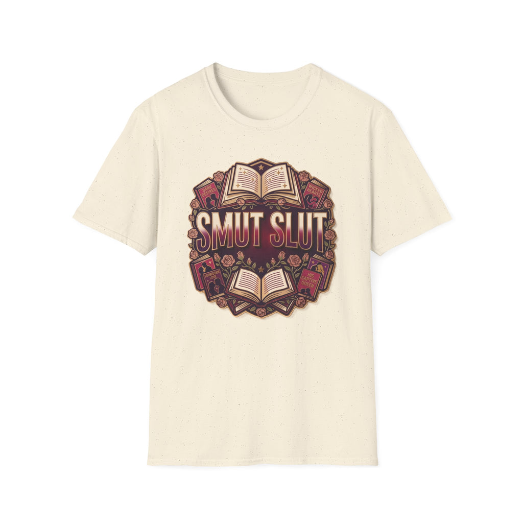 "Smut Slut" Spicy Romance Reader T-Shirt – Dark Romance Bookish Graphic Tee