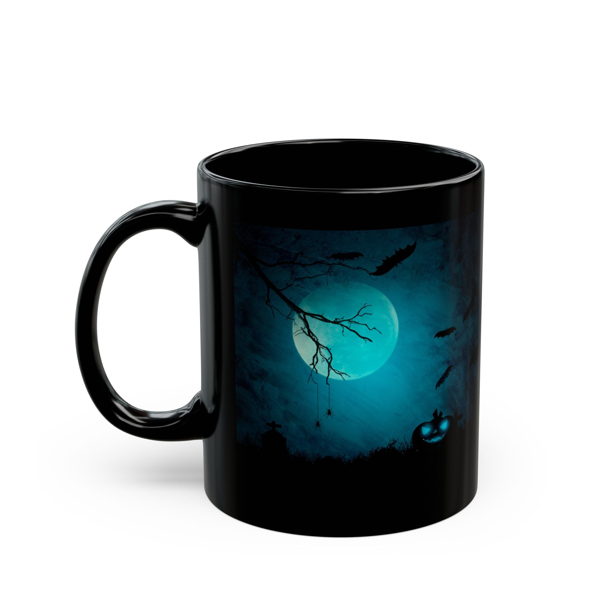 Halloween Mug - 'Every Day Is Halloween' Black Ceramic Coffee Cup (11oz/15oz)