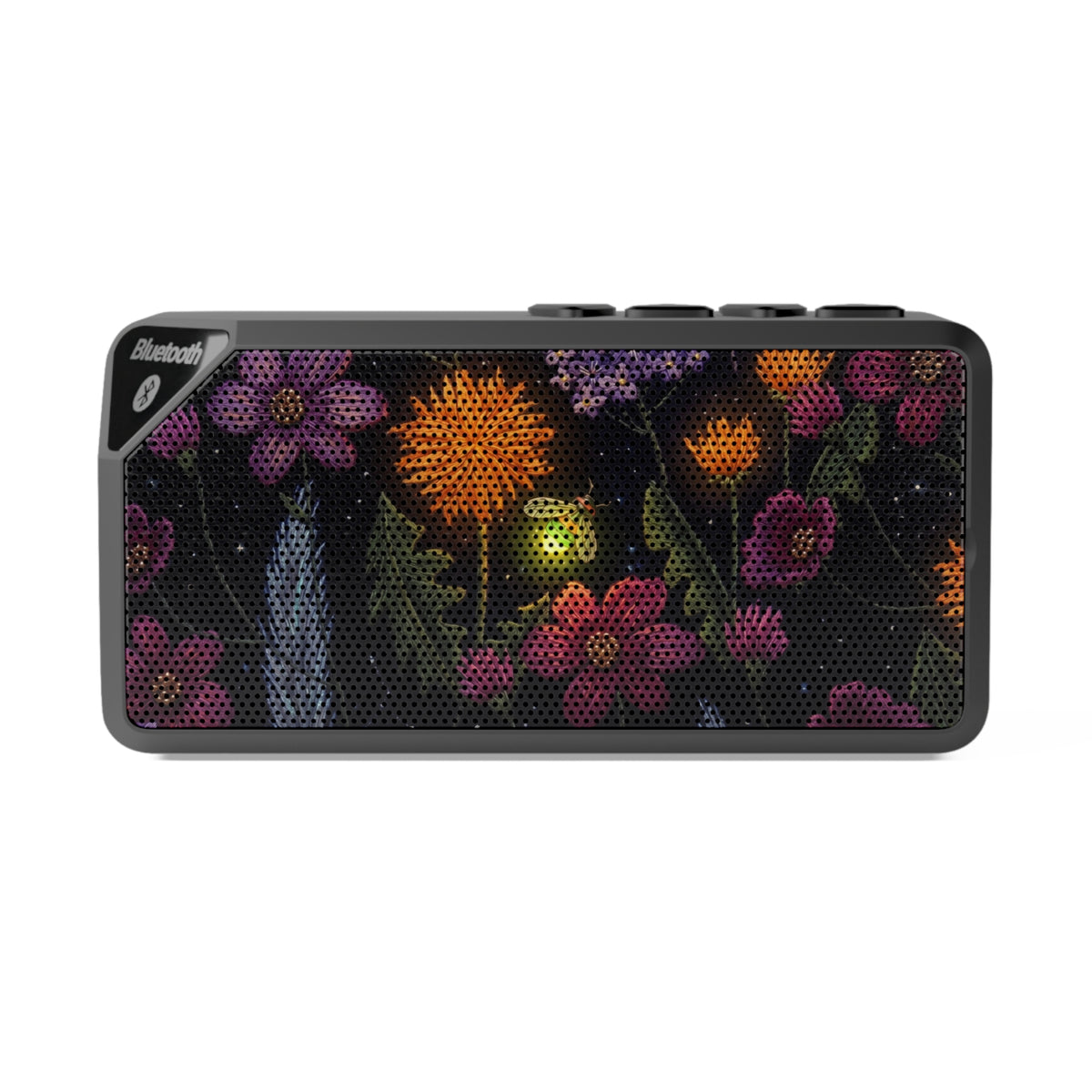 Bluetooth Speaker — Floral Night Garden Design