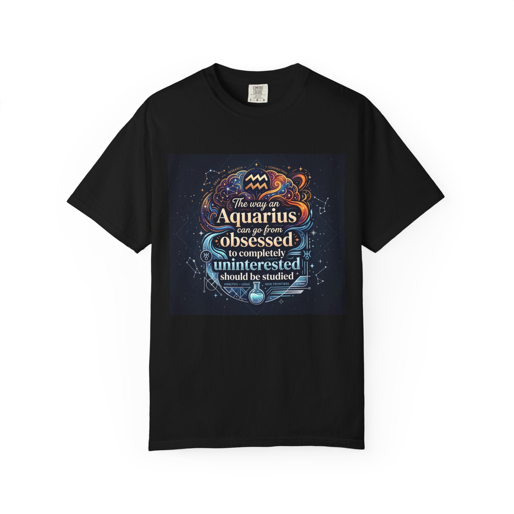 Aquarius Zodiac T‑Shirt — "The More an Aquarius..." Astrological Tee