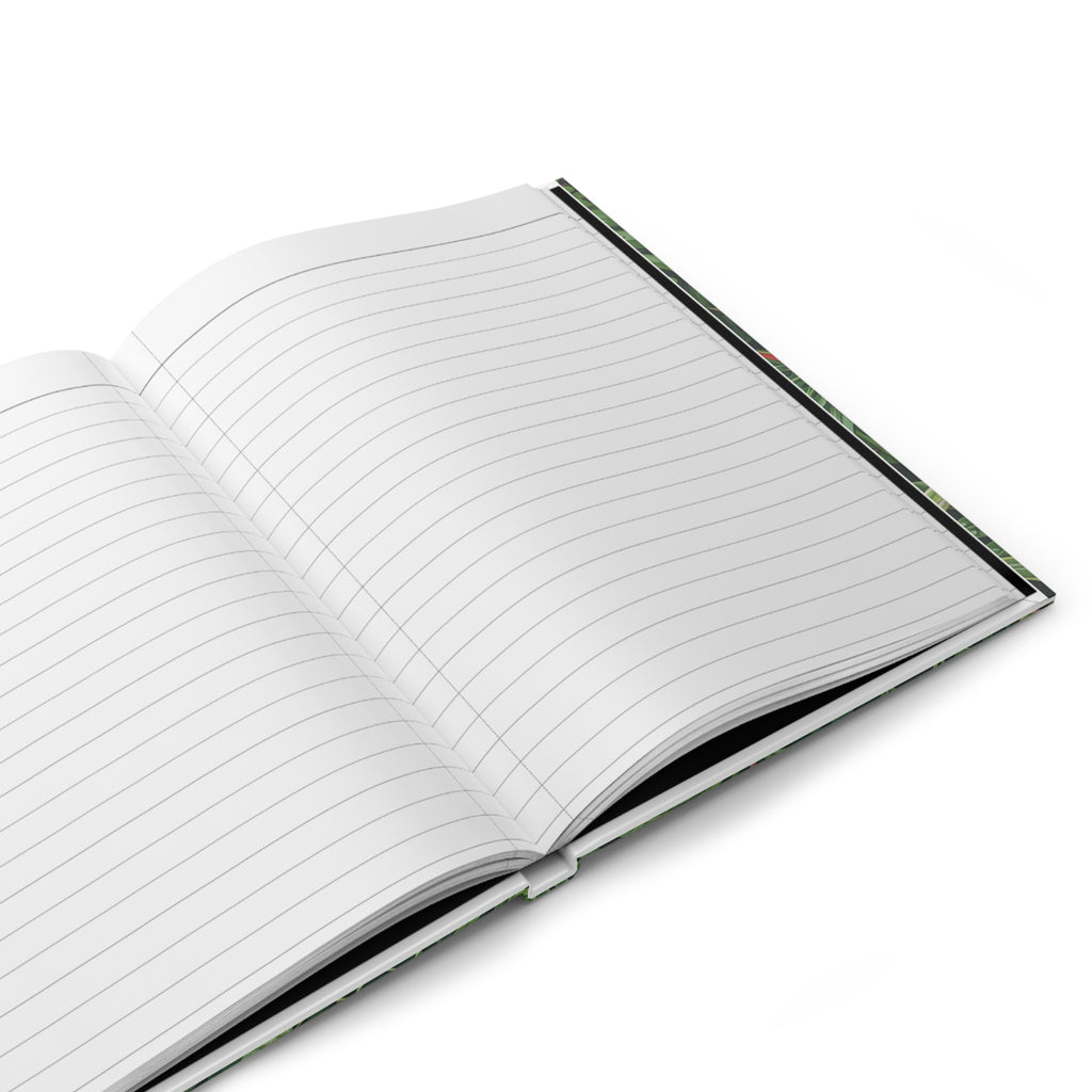 Tropical Floral Hardcover Journal — 'Notes' Paradise Notebook for Travel, Gifts & Daily Journaling