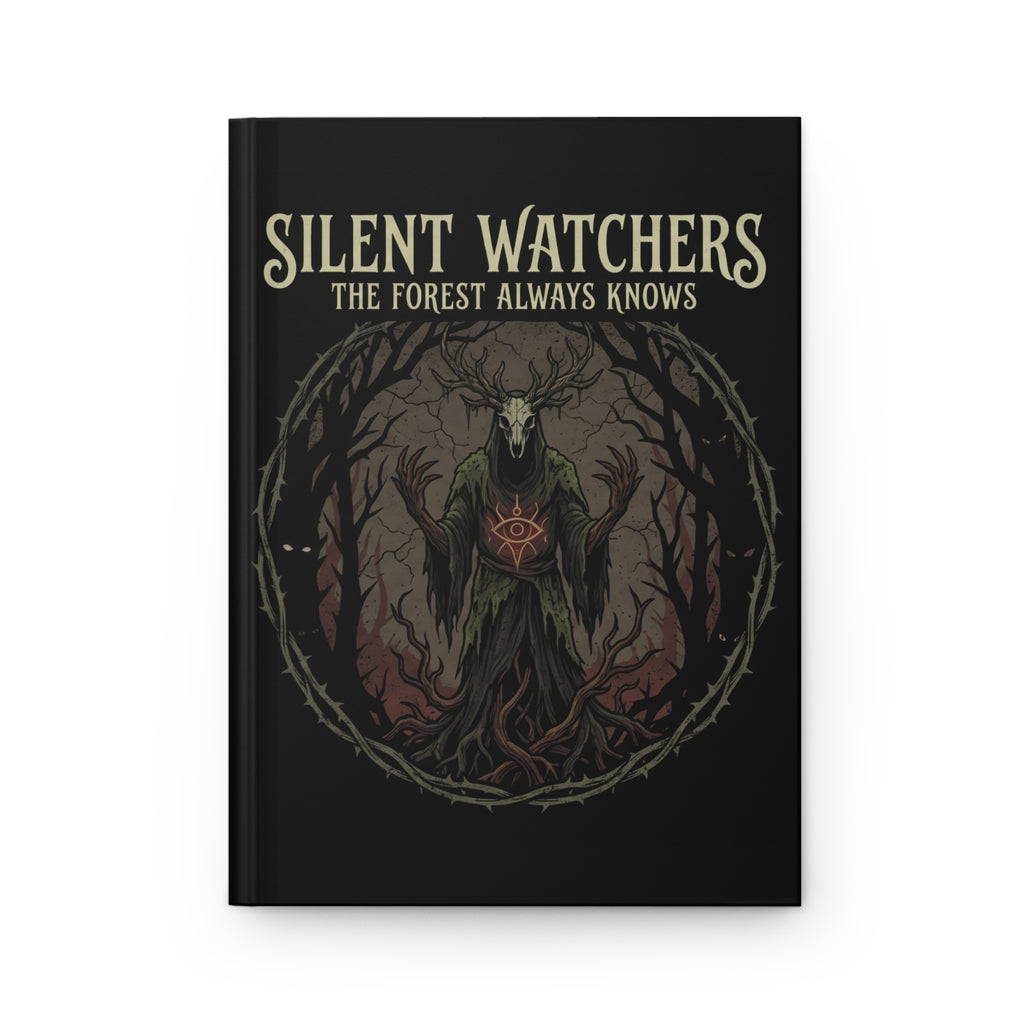 "Silent Watchers: The Forest Always Knows" Hardcover Journal