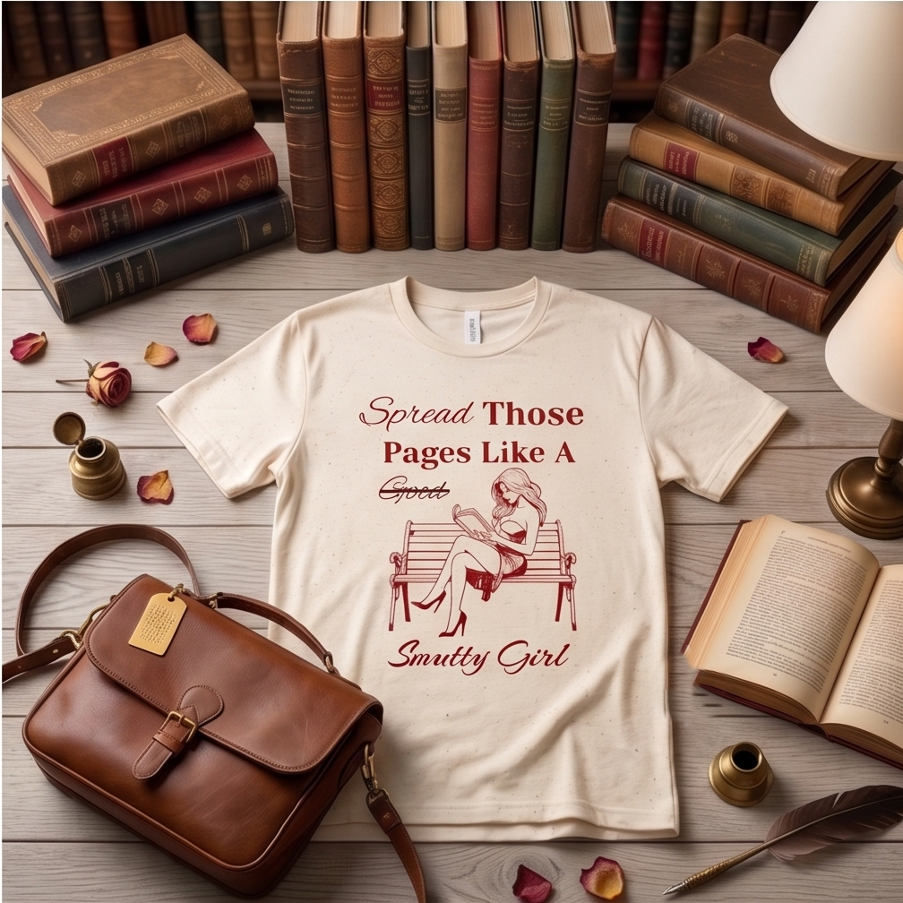 "Spread Those Pages Like A Smutty Girl" T-Shirt