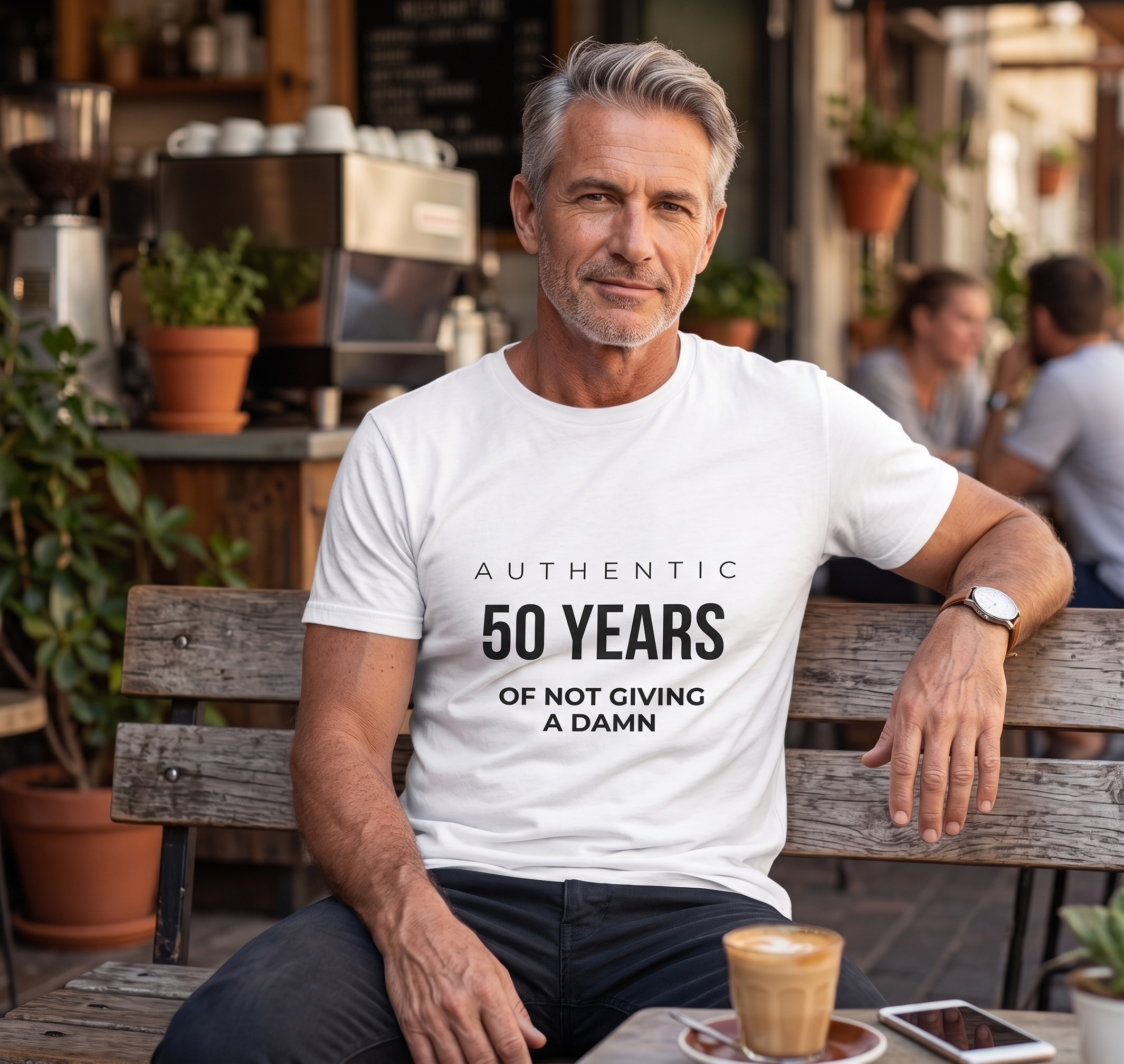 50 Years of Not Giving a Damn T-Shirt — Funny 50th Birthday Tee