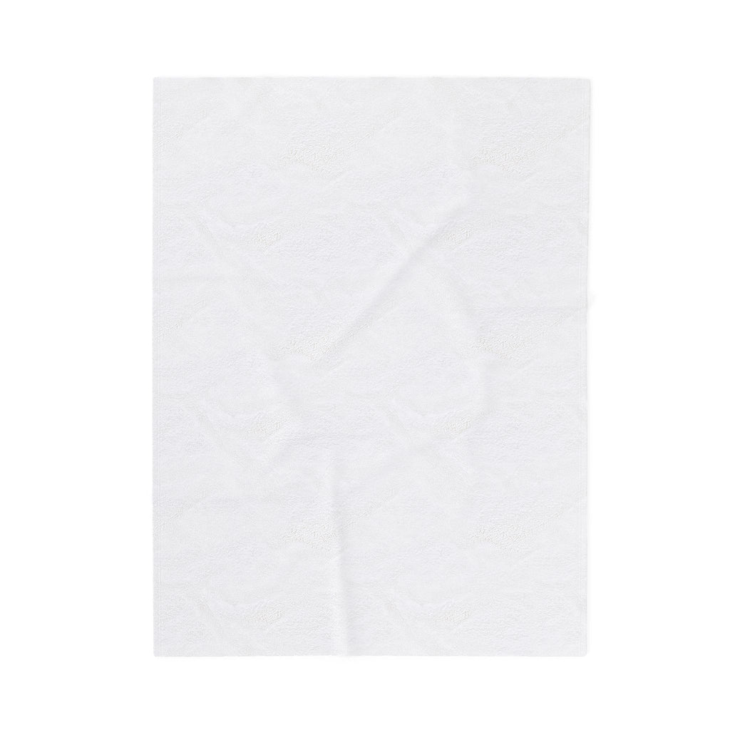 Blue Rose Velveteen Plush Blanket – Soft Floral Throw for Bedroom & Living Room