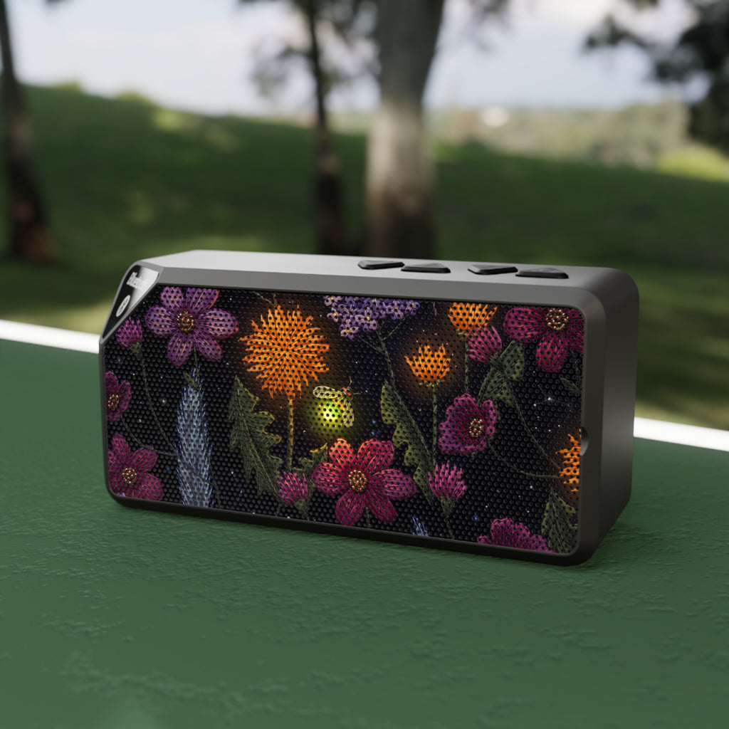 Bluetooth Speaker — Floral Night Garden Design