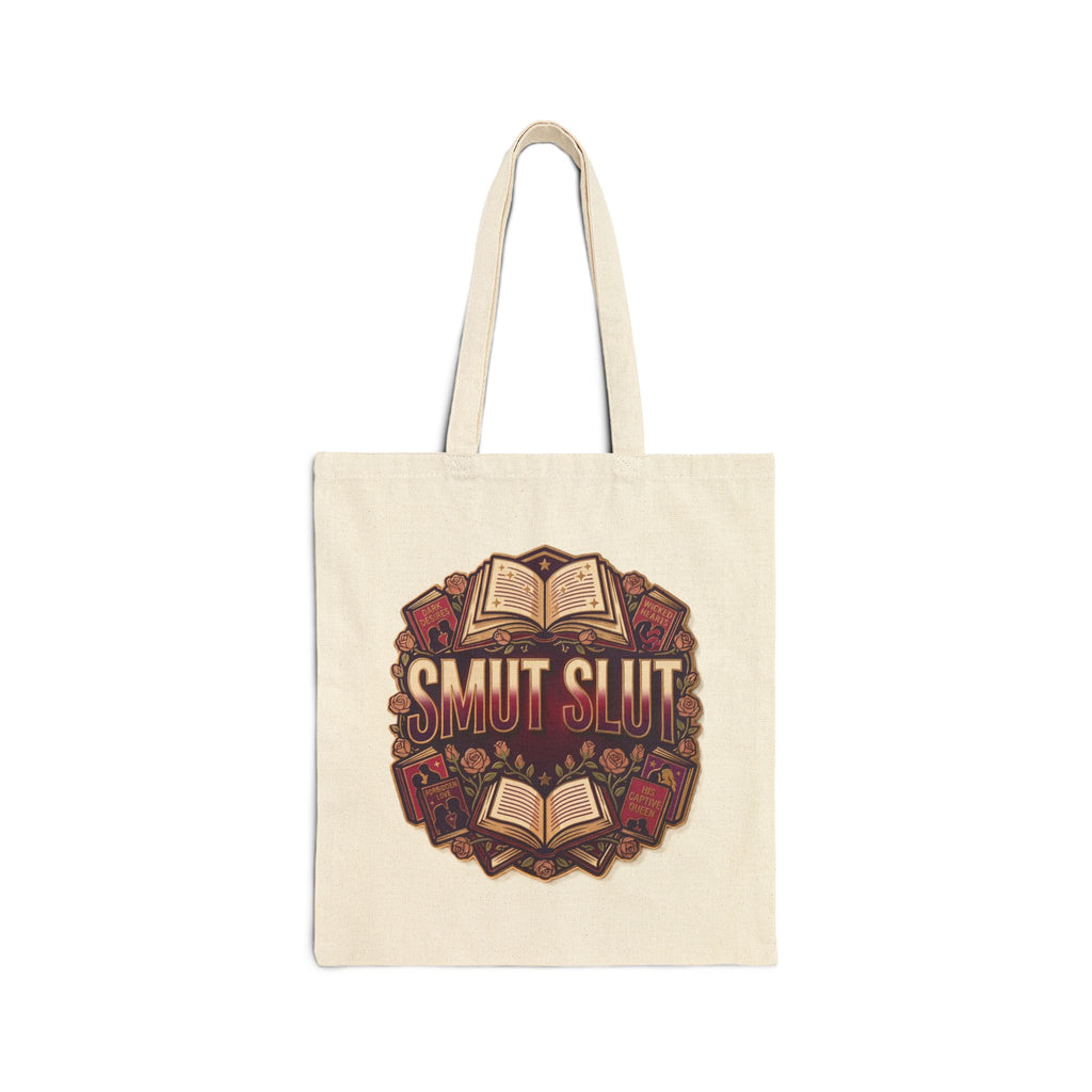 Smut Slut Canvas Tote Bag – Booklover Graphic Book Club Tote