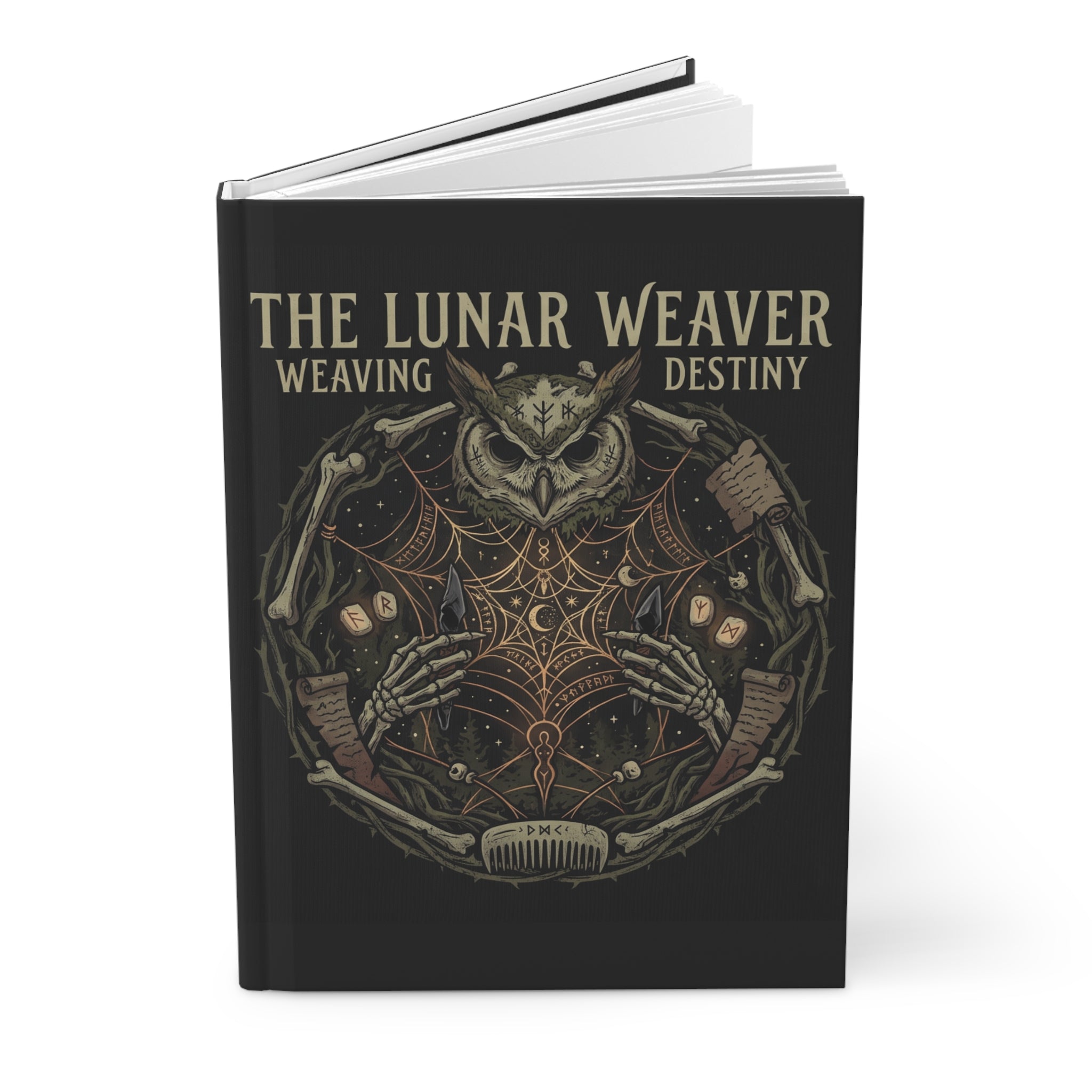 The Lunar Weaver: Weaving Destiny Hardcover Journal
